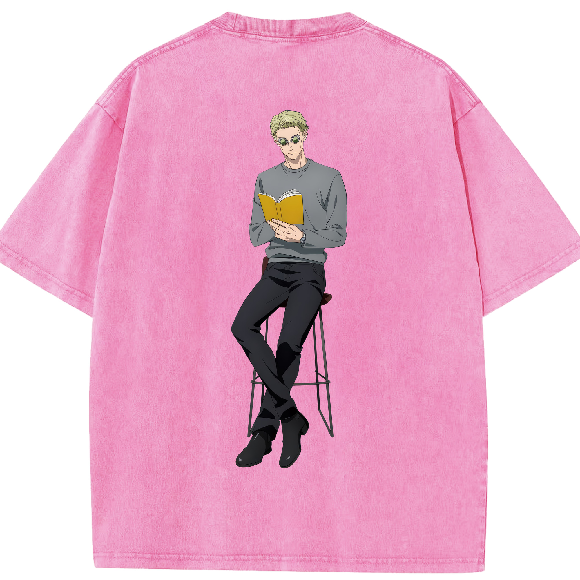 （画像用） 呪術廻戦 Jujutsu Kaisen 綿100% ヴィンテージ風 半袖Tシャツ（背面プリント）